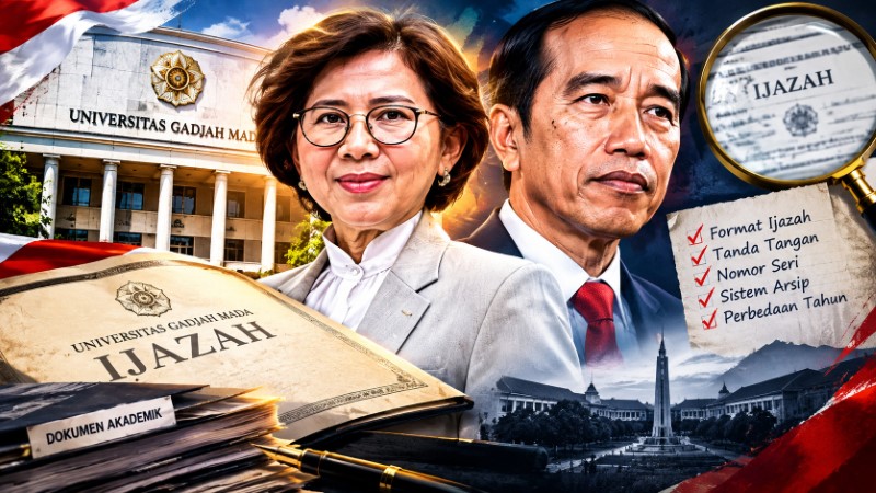 Mengapa Ijazah Jokowi Berbeda Berikut 10 Poin Klarifikasi Rektor UGM!
