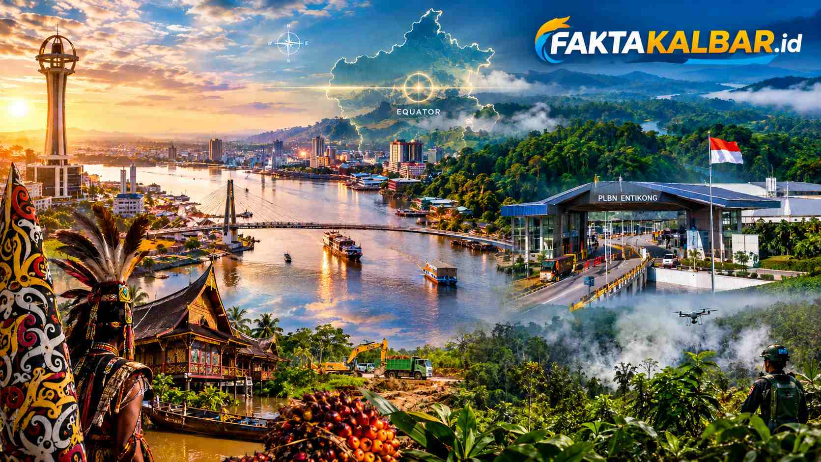 Menjaga Denyut Bumi Khatulistiwa 5 Poin Penting Dinamika, Tantangan, dan Masa Depan Kalimantan Barat