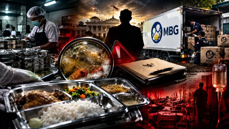 NGERI! Inilah 'Zona Gelap' Distribusi Program MBG Yang Bikin Ribuan Siswa Keracunan
