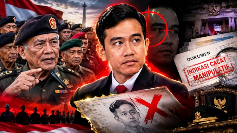 Nasib Wapres di Ujung Tanduk Forum Purnawirawan TNI 6 Bongkar Indikasi Cacat Manipulatif Dokumen Gibran!