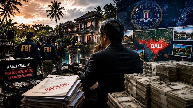 Operasi Senyap FBI di Indonesia! Penelusuran ‘Aset Haram’ Senilai Rp4 Triliun di Bali