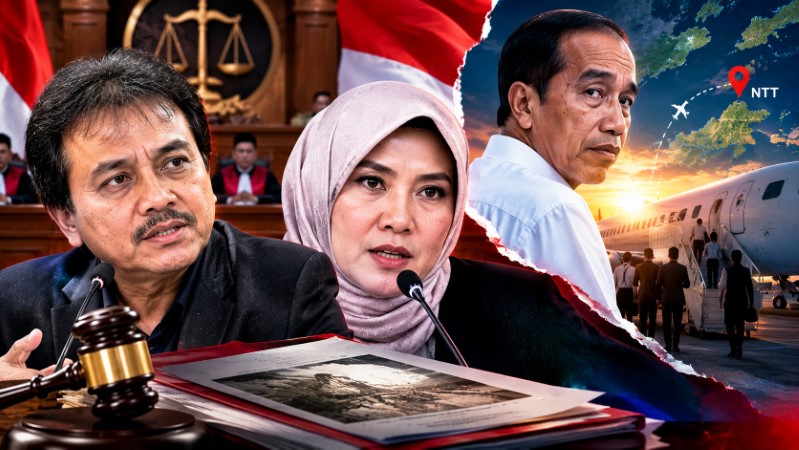 PARAH! Sidang Roy Suryo dan Dokter Tifa Digelar Hari Ini, Jokowi Malah 'Kabur' ke NTT