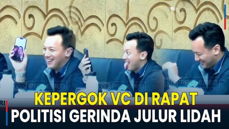 Panggung Parlemen Mendadak Geger Moreno Soeprapto Viral Kepergok Asyik Video Call Sambil Menjulurkan Lidah Di Tengah Rapat DPR!