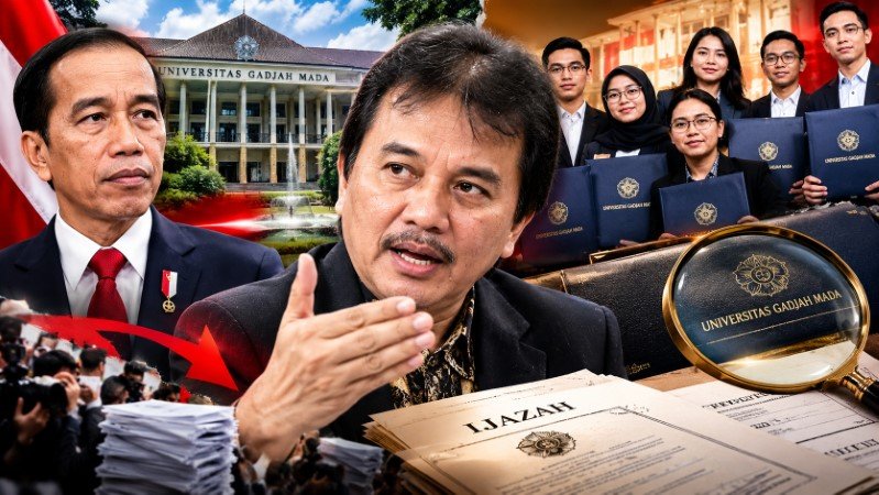 Menarik! Roy Suryo Kumpulkan ‘Belasan Dokumen’ untuk Bandingkan Asli-Tidaknya Ijazah Jokowi dengan Alumni UGM