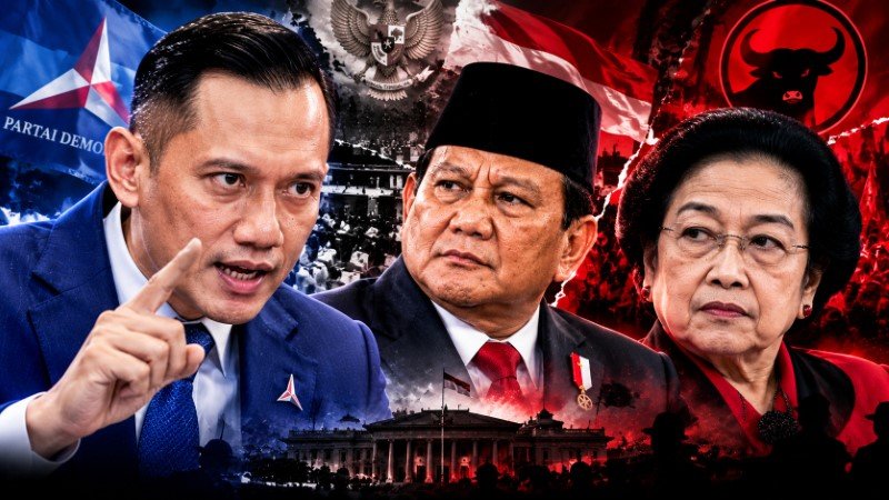Panggung Politik Memanas! PDIP Sebut Pidato AHY Sarat Pesan Politik: Ada ‘Ketidakpuasan’ di Kabinet Prabowo?