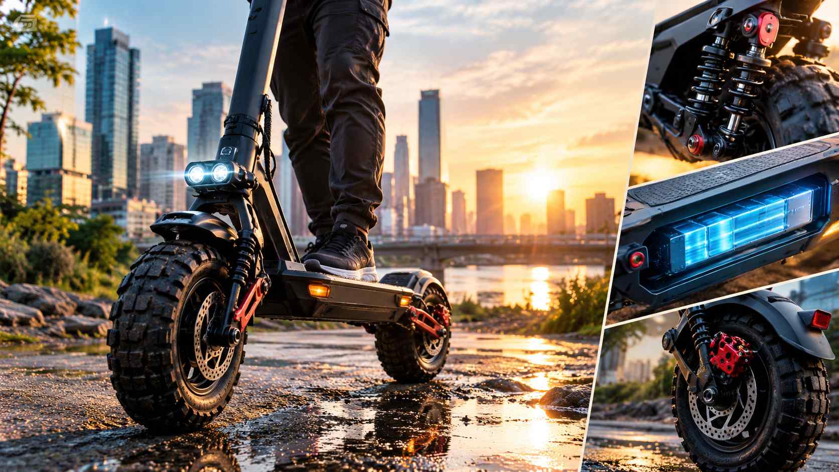 Patinetes Eléctricos Todoterreno Rendimiento y Autonomía Urbana