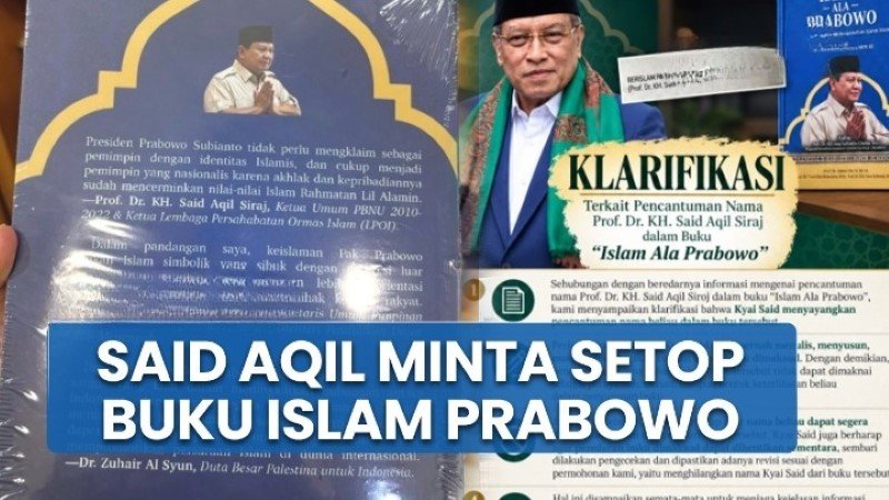 Pencatutan Nama Tokoh NU Bikin Geram! Said Aqil Siroj Rilis Bantahan Keras Soal Keterlibatannya di Buku 'Islam Ala Prabowo'