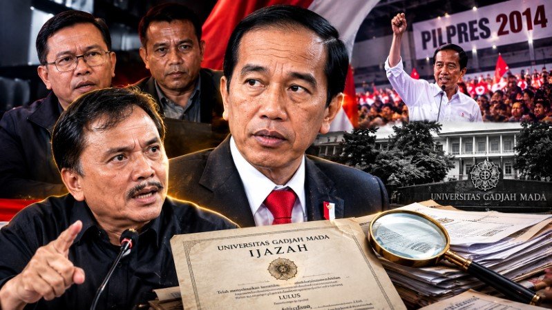 Pengakuan Eks Orang Dalam Mantan Timses Buka-Bukaan Ijazah Jokowi Saat Pilpres 2014!