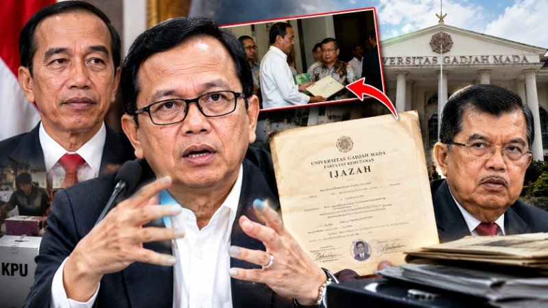 Pengakuan Mengejutkan! Sosok Ini Ngaku Pegang Langsung Ijazah Jokowi Tahun 2014 Saat Persiapan Syarat Pilpres, Termasuk Ijazah Jusuf Kalla