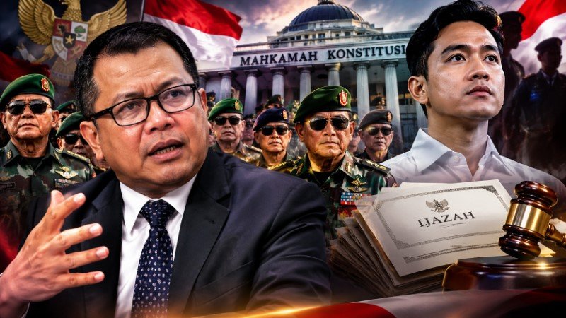 Pergerakan Akbar Konstitusi! Denny Indrayana Gandeng FPP TNI Kerahkan Purnawirawan Kawal Gugatan Ijazah Gibran ke MK