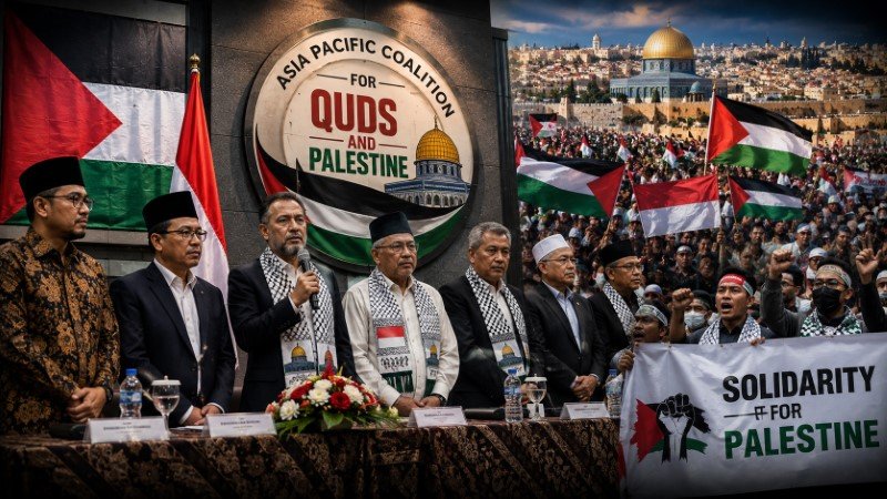 Perkuat Solidaritas Global, Asia Pacific Coalition for Quds and Palestine Resmi Buka Markas Besar di Indonesia!