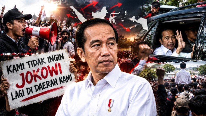 Perlawanan Makin Menggila! Rakyat Diajak Serukan Gerakan Demo Rumah Jokowi & 'Kacaukan' Safari di Setiap Daerah