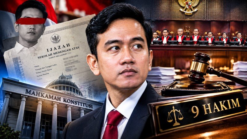 Pertarungan Hukum Babak Baru! Kasus Ijazah SMA Gibran Kini Berada di Tangan 9 Hakim MK