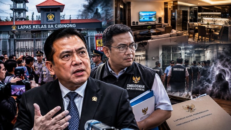 Pesan DPR ke Ombudsman Usai Bongkar Fasilitas Mewah Lapas Cibinong Jaga Diri, Jangan Sampai Kalian Kena Santet!