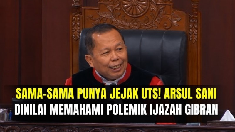 Polemik Ijazah Gibran Disorot! Hakim Arsul Sani Buka Suara, Ternyata Sama-Sama Punya Jejak UTS