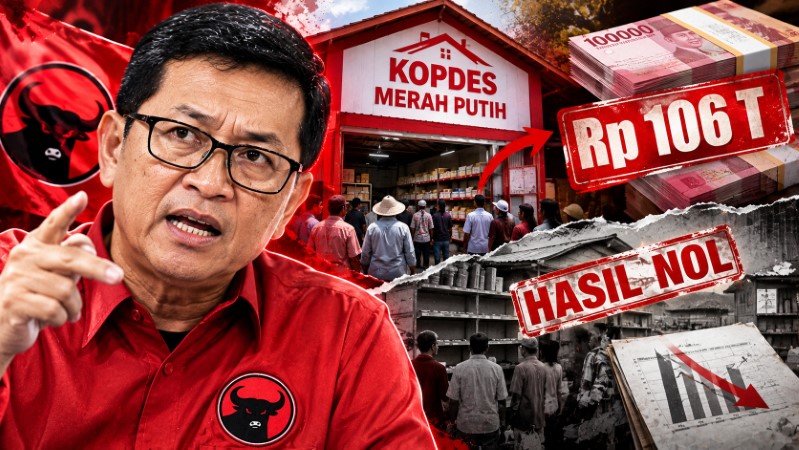 Politikus PDIP Kritik Pedas Kopdes Merah Putih Rp 106 Triliun Cair, Tapi Hasil Nol Besar!