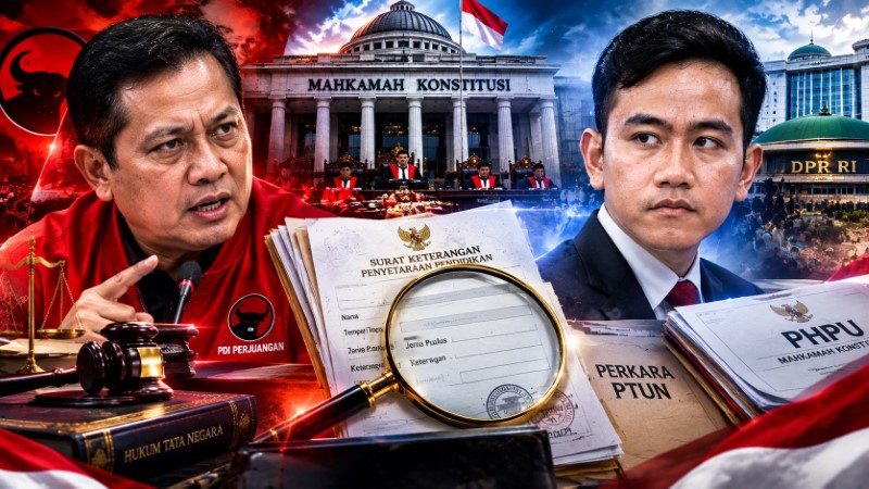 Politikus PDIP ebut Penyetaraan Sekolah Gibran Cacat Segalanya Harus Dimakzulkan!