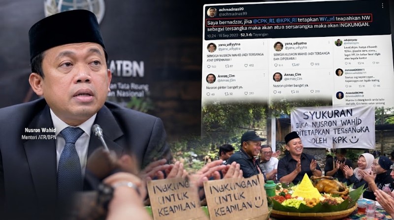 Publik Bergejolak! Siap Bikin ‘Syukuran Besar’ Jika Nusron Wahid Jadi Tersangka