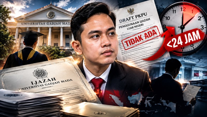 Refly Harun dan Denny Indrayana Bongkar Fakta: Suket Ijazah Gibran Terbit Kurang dari 24 Jam!