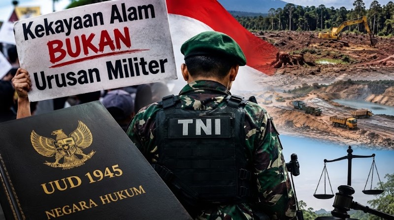 Rencana Pembentukan Batalyon TNI Penjaga SDA Dipersoalkan Koalisi Masyarakat Sipil Kompak Soroti Ancaman Nyata Dwifungsi ABRI!