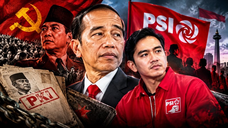 Rezim PKI Jokowi Tunggangi PSI