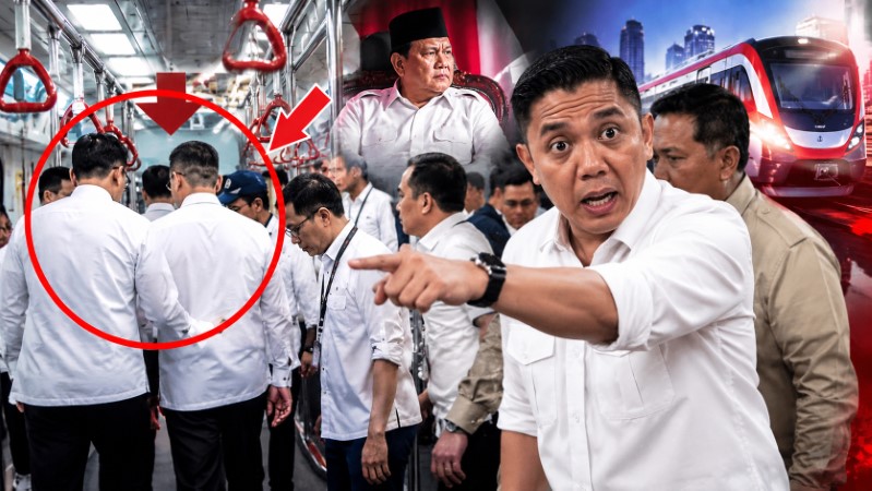 SONGONG! Seskab Teddy ‘Usir’ Jajaran Direksi LRT Jakarta Gak Boleh Gabung Duduk Bareng Prabowo