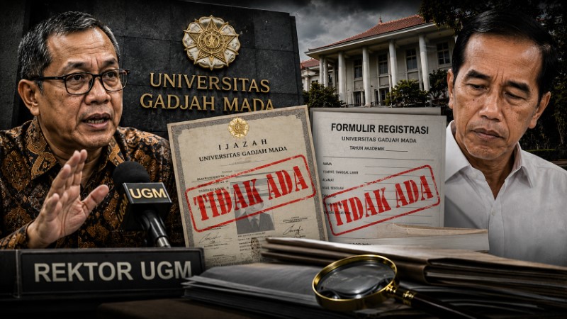 Selain Ijazah Jokowi, UGM Ternyata Juga Akui Sudah Tak Pegang Formulir Registrasi