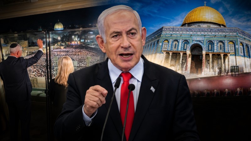 Sengaja Pancing Amarah Dunia Islam! Benjamin Netanyahu Terekam Lakukan Ritual Keagamaan di Kompleks Al Aqsa