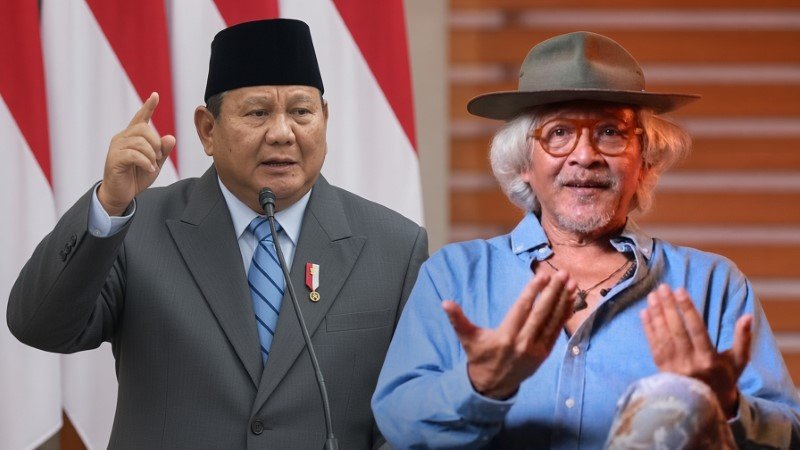 Sentilan Pedas Budayawan Senior Sujiwo Tejo Prabowo Itu Enggak Cocok Jadi Presiden!