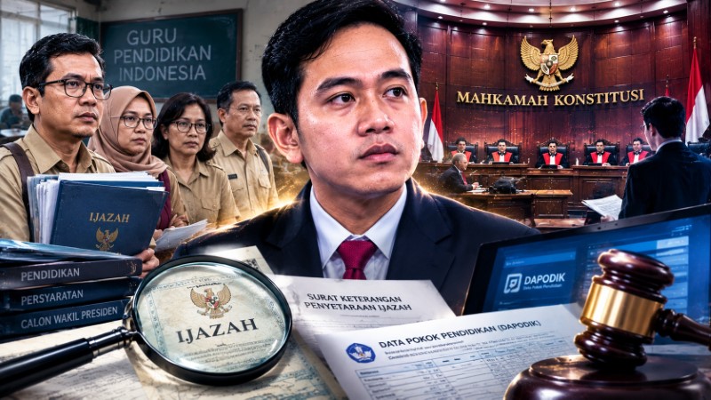 Sindiran Menohok Publik Gibran Jadi Wapres Padahal Ijazah Setara Bimbel, Guru untuk Masuk Dapodik Saja Minimal S1!