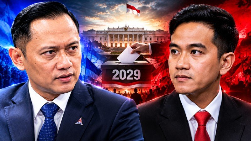 Sinyal Duel Maut Penerus Takhta! AHY dan Gibran Diprediksi Bakal 'Saling Sikut' dan Bersaing Brutal di Pilpres 2029