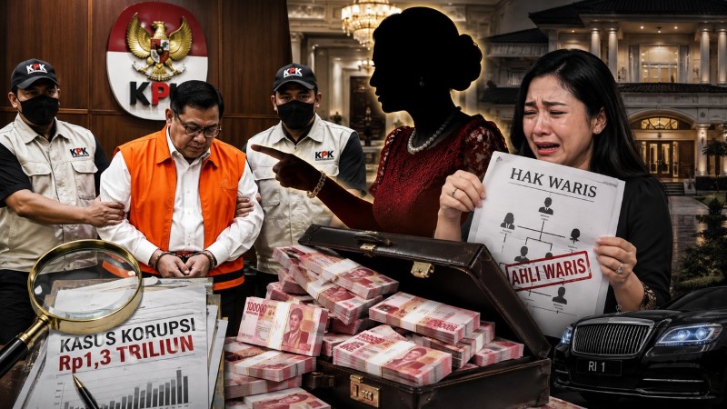 Skandal Korupsi Rp1,3 Triliun Pejabat RI Terbongkar Gara-Gara Ulah Istri Kedua Kejar Harta Warisan