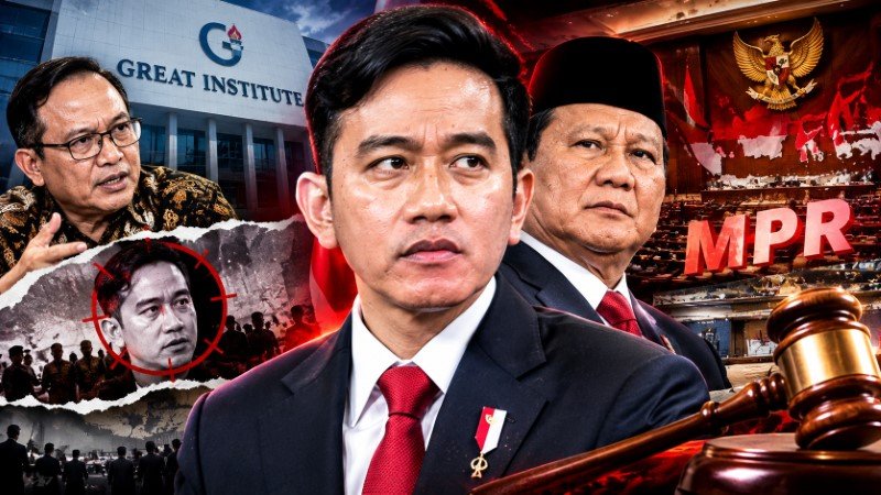 Skenario Penyingkiran Sebelum 2029! GREAT Institute Gibran Bisa 'Dilengserkan' Lewat Mekanisme MPR