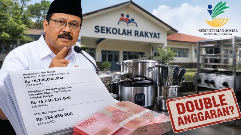 Sorotan Tajam Terhadap Proyek Pendidikan ASNI Bongkar Kejanggalan Dana Rp 32 Miliar Lebih Buat Peralatan Dapur Sekolah Rakyat!