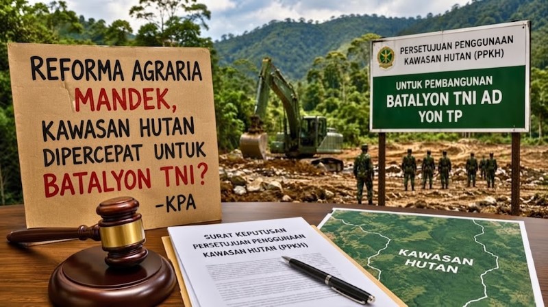 Soroti Ancaman Militerisasi Ruang Sipil, Koalisi Masyarakat Kritik Rencana Prabowo Tambah Batalyon TNI Pengaman Kekayaan Alam