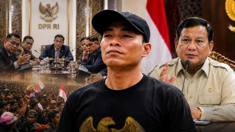 Terungkap! Mas Botok Ternyata Sudah Bertemu DPR dan Bicara dengan Prabowo Sebelum Demo 27 Agustus