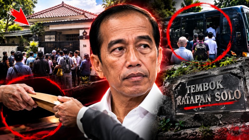 Tetangga Jokowi Beberkan Fakta Soal ‘Tembok Ratapan Solo’: Ada Warga Digiring Naik Bus hingga Dapat Amplop!
