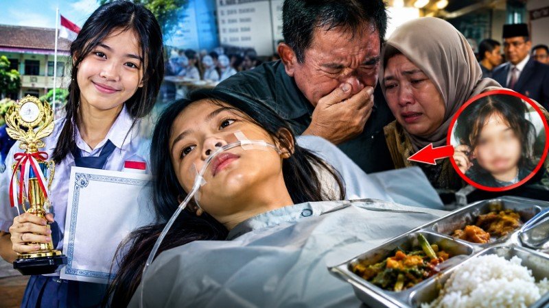 Tragedi Menyayat Hati! Siswi Juara Kelas Ini Tak Lagi Kenali Wajah Orang Tua Usai Keracunan MBG