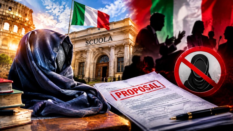 Tuai Kecaman Global! Pemerintah Italia Resmi Berlakukan 'Larangan' Penggunaan Hijab Bagi Siswi di Lingkungan Sekolah