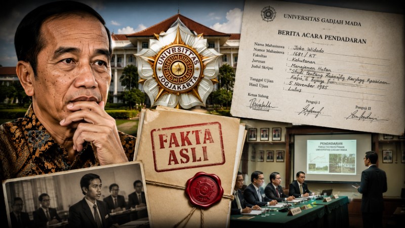 UGM Bongkar Fakta Asli Pendadaran Jokowi, Kunci Kelulusan Ini Akhirnya Terkuak ke Publik!
