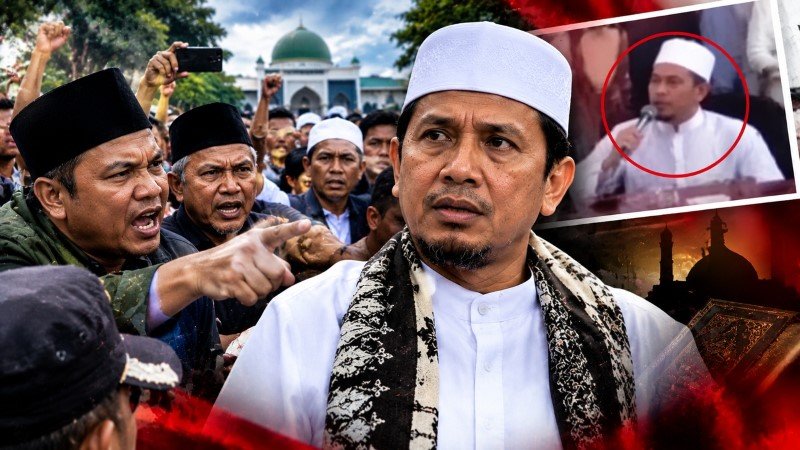 Ulah Bikin Murka Warga! Pimpinan Majelis Zikir di Bekasi Digeruduk Massa Usai Diduga Lakukan Penghinaan Nabi