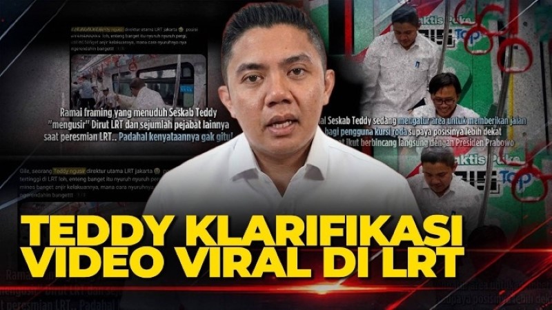 VIRAL Seskab Teddy 'Usir' Pejabat dari Gerbong LRT Prabowo, Pengamat Sangat Arogan, Copot Saja!