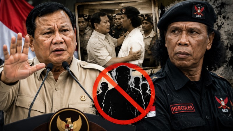 Video Lawas Kembali Viral, Prabowo Bantah Bekingi Hercules Saya Paling Anti Preman!