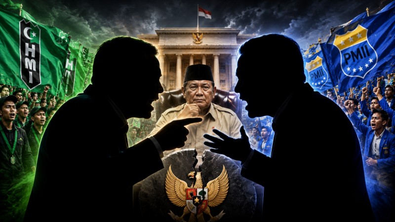 WADUH! Gara-Gara HMI-PMII, Dua Menteri Prabowo Ini ‘Berantem’