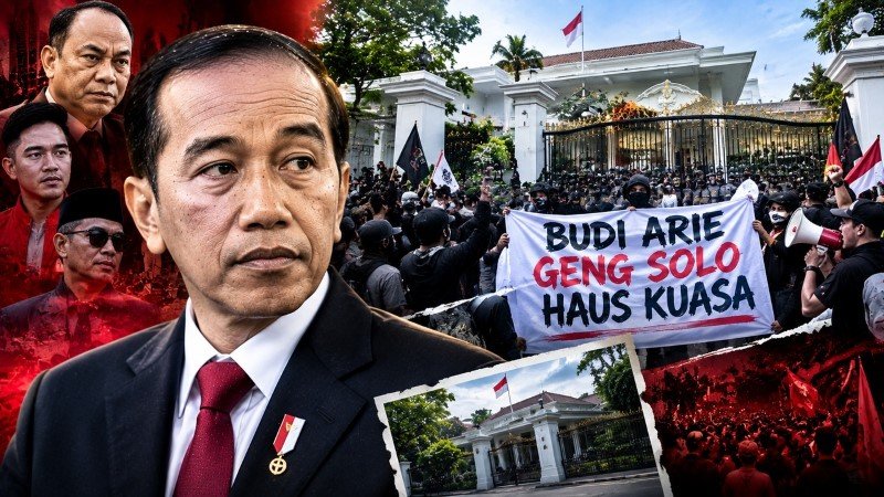 WADUH! Rumah Jokowi Tiba-Tiba Digeruduk Massa Protes Soal Budi Arie, Geng Solo, Haus Kekuasaan