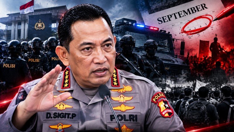 Waspada Tingkat Tinggi! Polri Minta Polisi Siaga Hadapi Isu Aksi 'Black September'