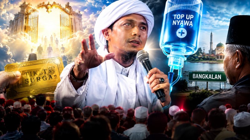 Aksi Bikin Gempar Medsos! Viral Imam Mahdi di Bangkalan, Tawarkan Tiket Surga Hingga Top Up Nyawa Agar Panjang Umur