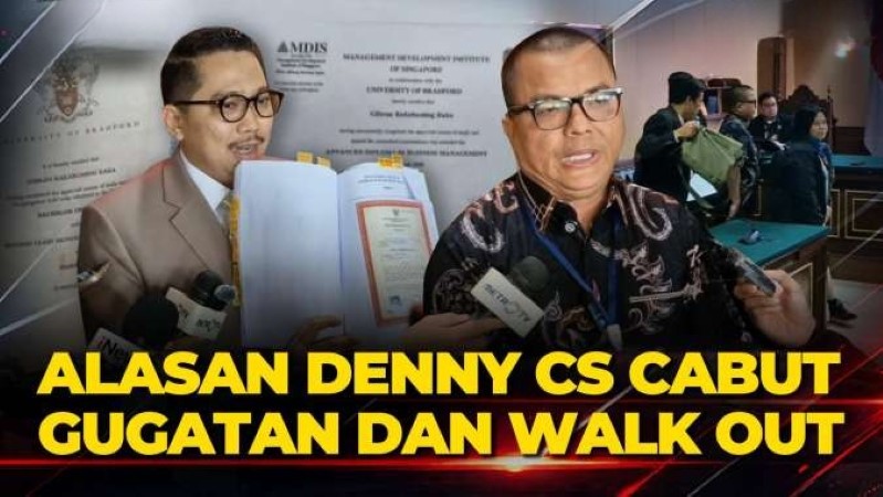 Aksi Tegas di Persidangan Denny Indrayana 'Walk Out' dari Sidang Gugatan Ijazah Gibran, Sebut Persidangan Akal-Akalan!