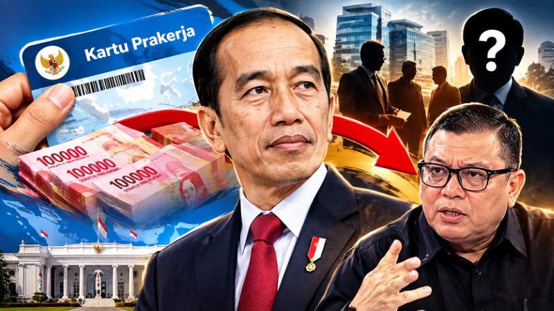 Aliran Dana Rp24 Triliun Nyasar ke Korporasi! Wartawan Senior Bongkar Potensi Skandal ‘Mega Korupsi’ di Balik Program Kartu Prakerja Jokowi
