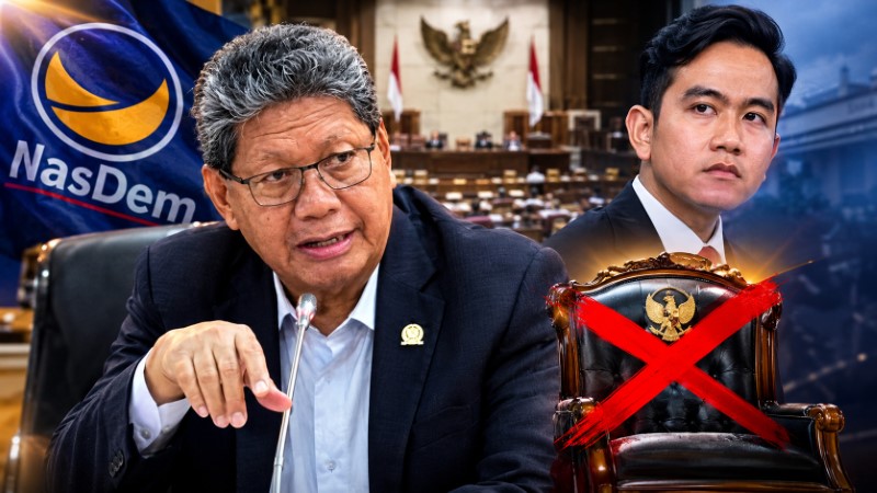 Anggota DPR Fraksi NasDem Berani Bersuara Usulkan Gibran 'Dipecat' dari Kursi Wapres!